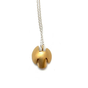 Delicate Fallen Petal Pendant-Necklaces-Anna Krol-Pistachios