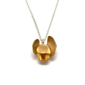 Delicate Fallen Petal Pendant-Necklaces-Anna Krol-Pistachios