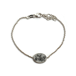 Delicate Flower Bracelet-Bracelets-Anna Bankuti-Pistachios