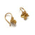 Delicate Gold Flower Drops-Earrings-Anna Krol-Pistachios