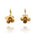 Delicate Gold Flower Drops-Earrings-Anna Krol-Pistachios