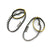 Demitra Thomloudis - Intersection with Orange Large Earrings-Earrings-Precious Collective-Pistachios