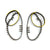 Demitra Thomloudis - Intersection with Orange Large Earrings-Earrings-Precious Collective-Pistachios