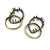 Demitra Thomloudis - Intersection with Orange Medium Earrings-Earrings-Precious Collective-Pistachios