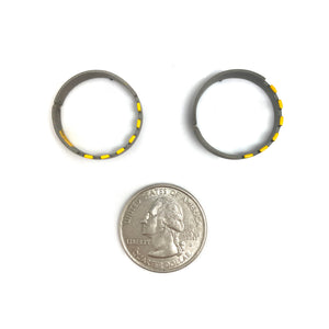Demitra Thomloudis - Intersection with Orange Small Earrings-Earrings-Precious Collective-Pistachios