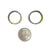 Demitra Thomloudis - Intersection with Orange Small Earrings-Earrings-Precious Collective-Pistachios