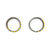 Demitra Thomloudis - Intersection with Orange Small Earrings-Earrings-Precious Collective-Pistachios