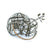 Demitra Thomloudis - Reorganization of Regularity Large Brooch-Pins-Precious Collective-Pistachios