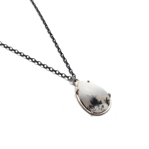 Dendritic Opal Necklace-Heather Guidero-Pistachios