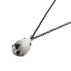 Dendritic Opal Necklace-Heather Guidero-Pistachios