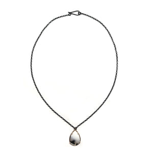 Dendritic Opal Necklace-Heather Guidero-Pistachios
