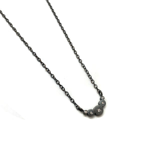 Diamond Arc Necklace-Necklaces-Elisa Bongfeldt-Pistachios
