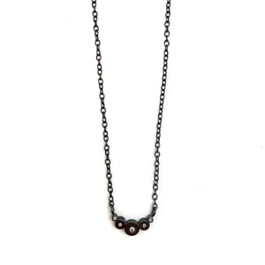 Diamond Arc Necklace-Necklaces-Elisa Bongfeldt-Pistachios