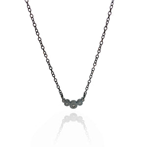 Diamond Arc Necklace-Necklaces-Elisa Bongfeldt-Pistachios