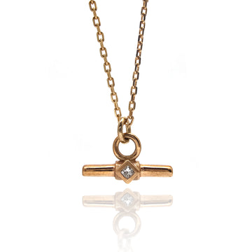 Diamond Bar Necklace