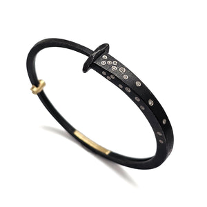 Diamond Cascade Nail Bracelet-Bracelets-Pat Flynn-Pistachios
