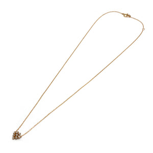 Diamond Cluster Necklace-Necklaces-Mizuki Shinkai-Pistachios