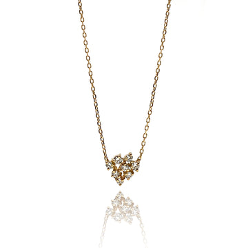 Diamond Cluster Necklace