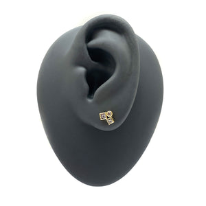 Diamond Cluster Stud Earrings-Earrings-Karin Jacobson-Pistachios