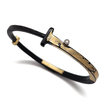 Diamond Edge Nail Bracelet