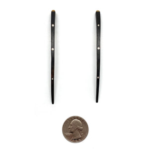 Diamond Nail Earrings-Earrings-Pat Flynn-Pistachios