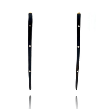 Diamond Nail Earrings