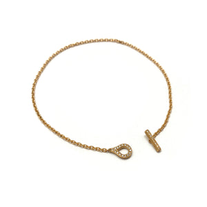 Diamond Toggle Bracelet-Bracelets-Mizuki Shinkai-Pistachios