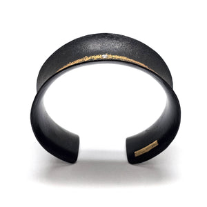 Diamond and Gold Stripe Cuff-Bracelets-Pat Flynn-Pistachios
