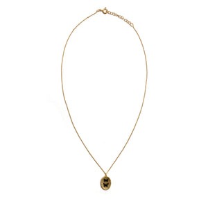 Double Butterfly Necklace-Necklaces-Anna Bankuti-Pistachios