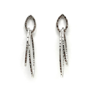 Double Dangle Earrings-Earrings-Sowon Joo-Pistachios