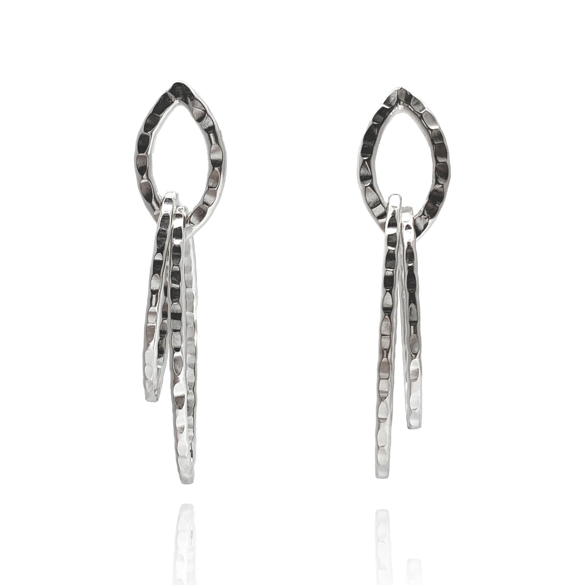 Double Dangle Earrings-Earrings-Sowon Joo-Pistachios