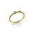 Double Diamond Stacking Ring - Yellow Gold-Rings-Heather Guidero-Size 6.5-Pistachios