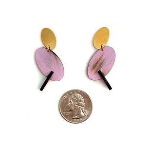 Double Oval Earrings-Earrings-Cristina Zani-Pistachios