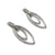 Double Platinum Earrings-Earrings-Sowon Joo-Pistachios