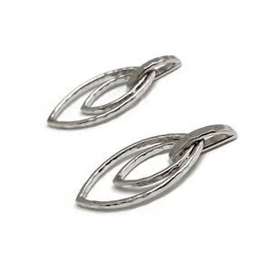Double Platinum Earrings-Earrings-Sowon Joo-Pistachios