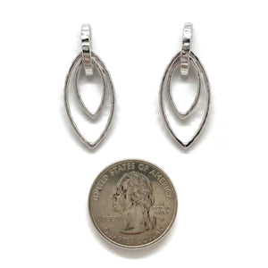 Double Platinum Earrings-Earrings-Sowon Joo-Pistachios