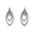 Double Platinum Earrings-Earrings-Sowon Joo-Pistachios