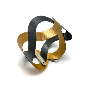 Double Twist Mixed Bracelet-Bracelets-Kacper Schiffers-Pistachios