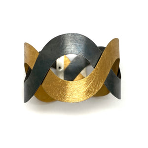 Double Twist Mixed Bracelet-Bracelets-Kacper Schiffers-Pistachios