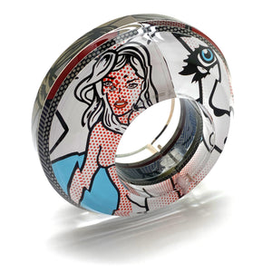 Drowning Girl Pop Art Bracelet-Bracelets-Jennifer Merchant-Pistachios