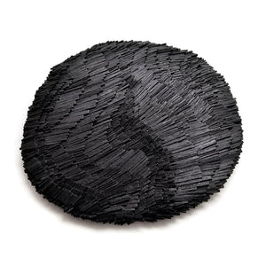 Ebony Circular Statement Brooch-Pins-Ute Kolar-Pistachios