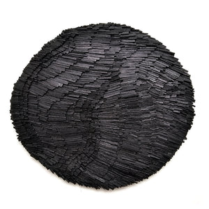Ebony Circular Statement Brooch-Pins-Ute Kolar-Pistachios