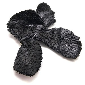 Ebony Wooden Statement Brooch-Pins-Ute Kolar-Pistachios