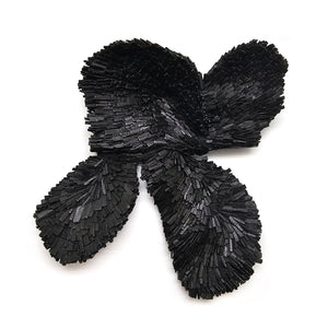 Ebony Wooden Statement Brooch-Pins-Ute Kolar-Pistachios