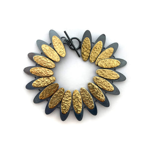 Eclipse Link Bracelet - Gold-Bracelets-Heather Guidero-Pistachios