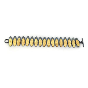 Eclipse Link Bracelet - Gold-Bracelets-Heather Guidero-Pistachios