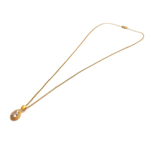 Elegant Pear Shaped Pendant-Necklaces-Bernd Wolf-Pistachios