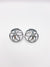 Elizabeth Walton - "Layered Spirograph Stud"-Earrings-Earrings Galore-Pistachios