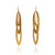Elongated Oval Statement Earrings-Earrings-Arek Wolski-Pistachios