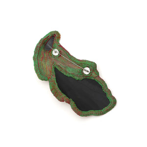 Ember and Earth Brooch-Pins-Carina Shoshtary-Pistachios